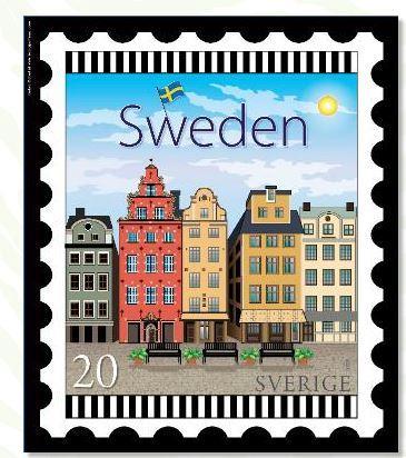 Nation Mini Stamp Panel: Sweden