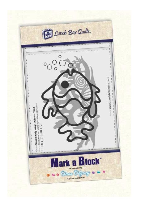 Ocean Odyssey Mark A Block from Lunch Box Quilts