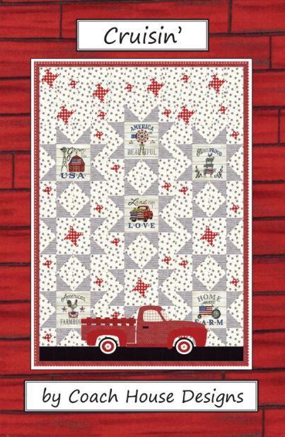 Cruisin' Quilt Pattern By Barbara Cherniwchan For Coach House Designs