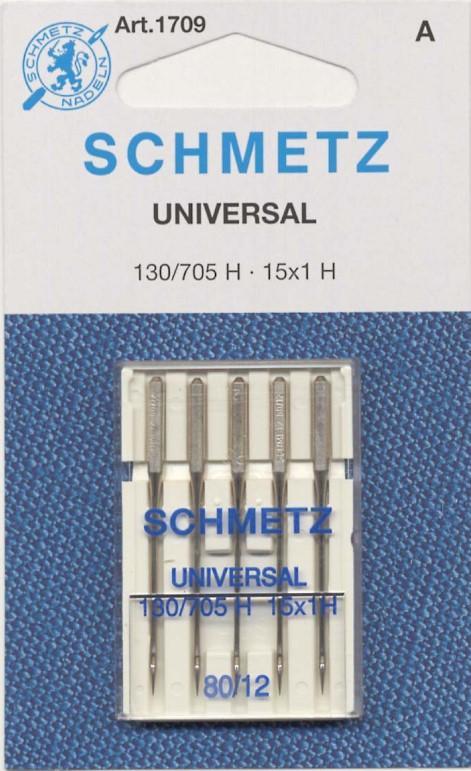 Universal Needles 80/12 By Schmetz - 5 Needles