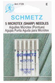 Schmetz Microtex Sharp Needles 70/10