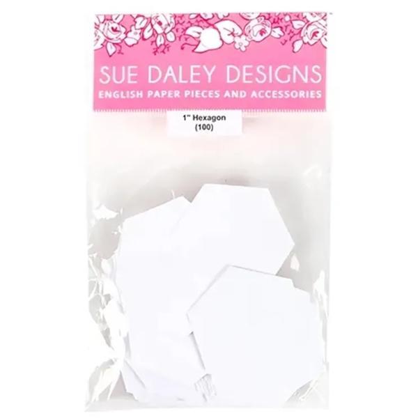 1 inch Hexagon Papers(100 per bag) from Sue Daley Designs