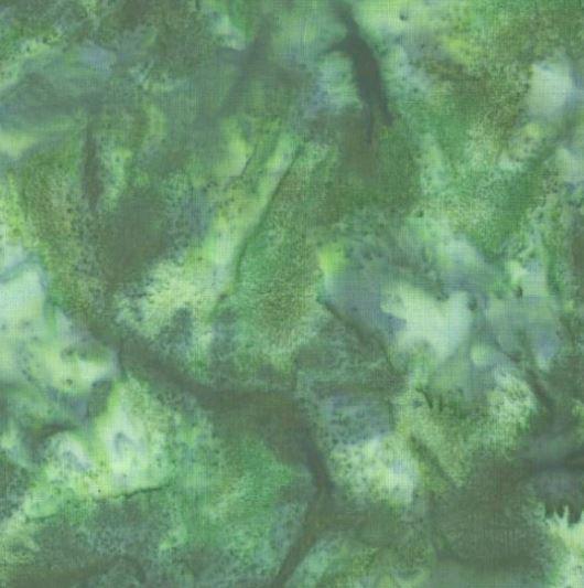 Bali Watercolors Spinach By Hoffman 