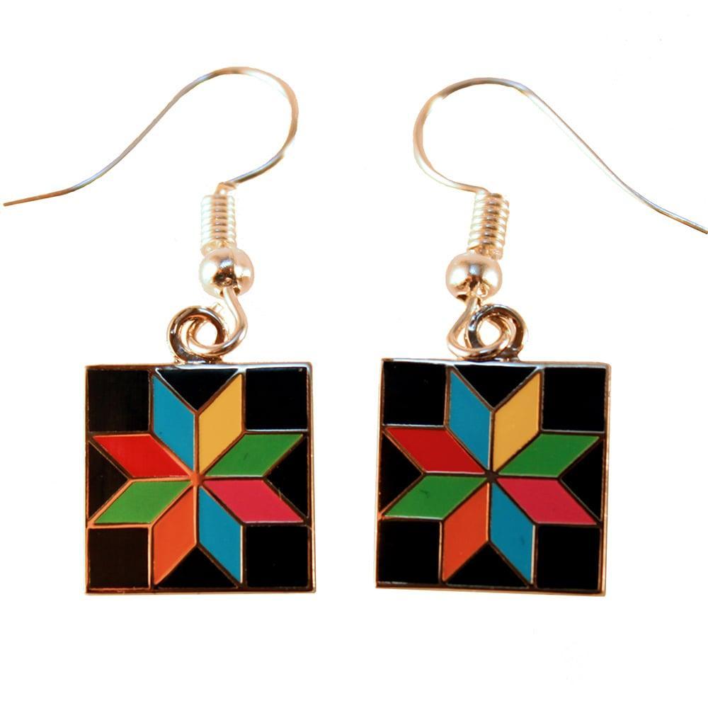 Rainbow Star Earrings