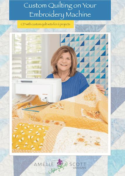 Custom Quilting On Your Embroidery Machine By Amelie Scott Designs