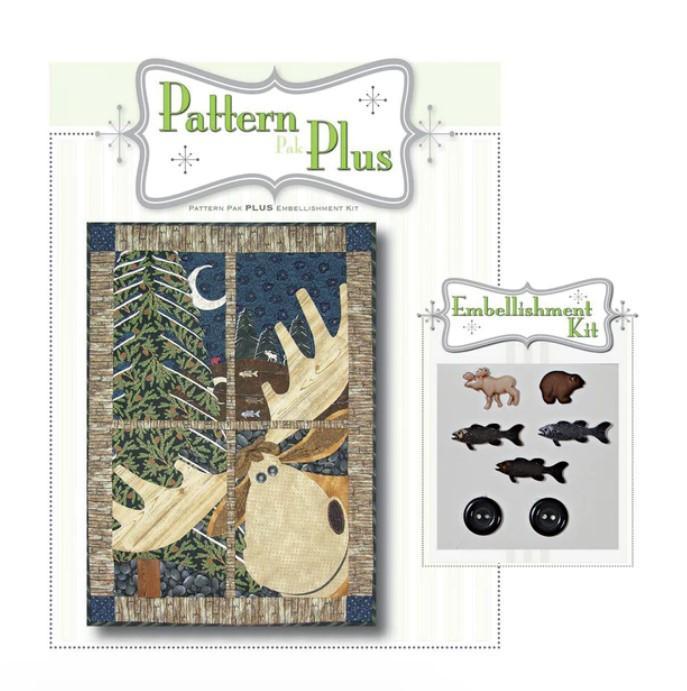 Northwoods Moose Window Pattern Plus Accessory Pack