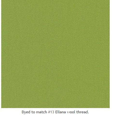 Sue Spargo Merino Wool Electric Lime Fat Quarter