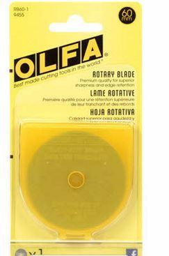 Olfa Rotary Blades - 60 mm - 1 blade