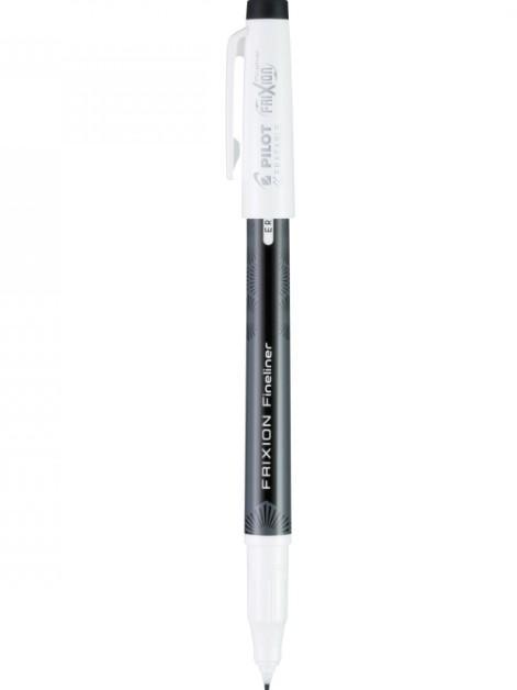 Frixion Erasable Gel Pen, Black Fineliner