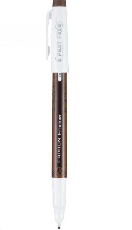 Frixion Erasable Gel Pen, Brown Fineliner