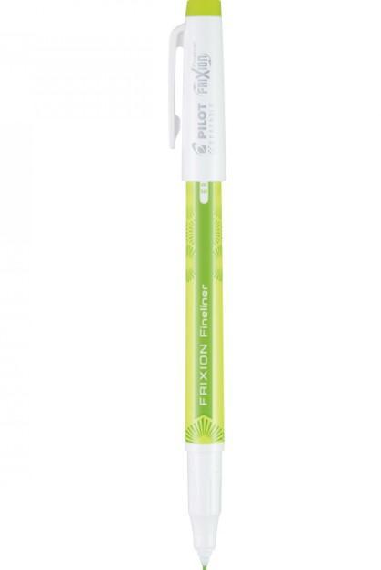 Frixion Erasable Gel Pen, Light Green Fineliner