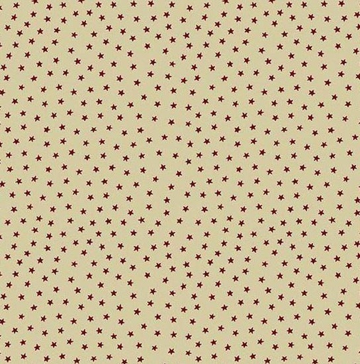 [AND-9166-LR] Stars Cherry Cream By Andover Fabrics 