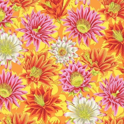 [FR-PWPJ096-Y] Kaffe Collective Cactus Flower Yellow For Freespirit Fabrics