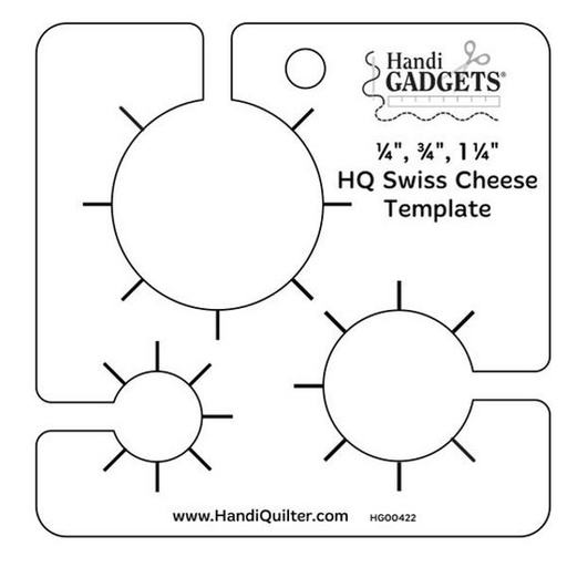 [HQ-HG00422] Handi Quilter Swiss Cheese Template