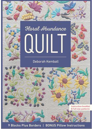 [NBN-11303] Floral Abundance Quilt Book by Deborah Kemball