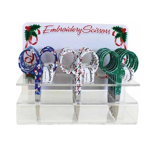 [CKR-6340A-19] Snowfall Embroidery Scissors