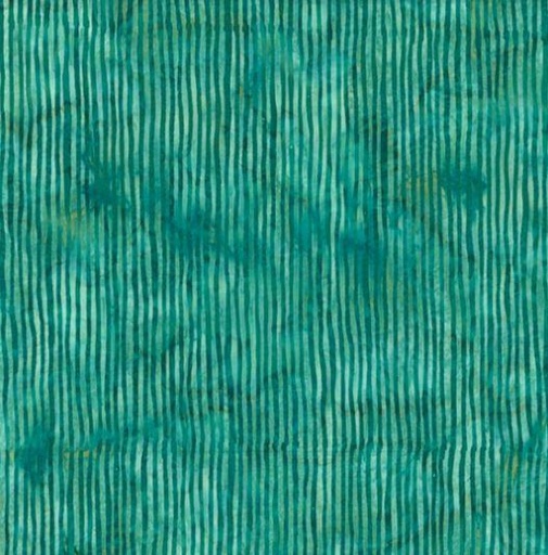 [HOF-2284-61] Bali Batik Turquoise Stripe From Holffman Fabric