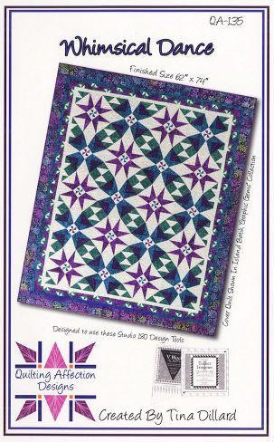 [QA-135] Whimsical Dance Quilt Pattern By Tina Dillard For Quilting Affection Designs