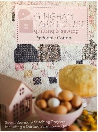 [pc-1926] Gingham Farmhouse Quilting & Sewing Book by Poppie Cotton
