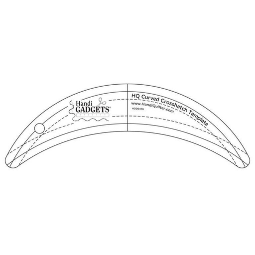 [HQ-HG00476] Handi Quilter Curved Crosshatch Ruler