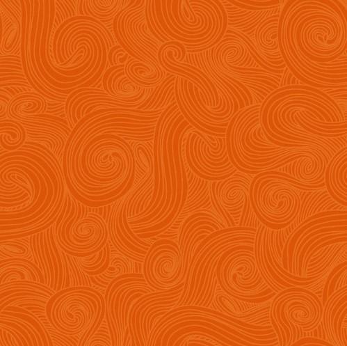 [SE-1351-ORAN] Just Color! Swirl Orange From Studio E Fabrics