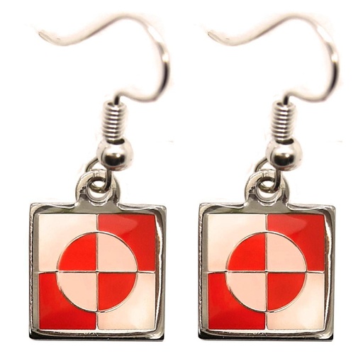 [PP-DrunkEar] Drunkard's Path Earrings