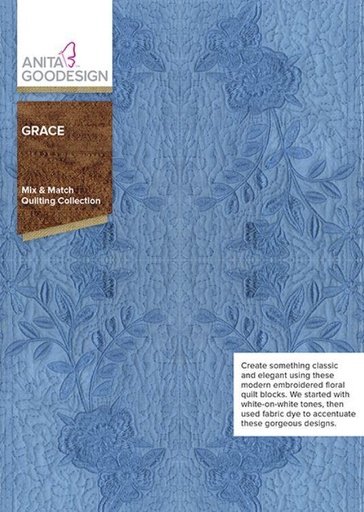 [AG-323AGHD] Anita Goodesign Grace Quilting Collection Embroidery Pattern