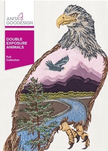 [AG-419AGHD] Anita Goodesign Double Exposure Animals Full Collection Embroidery Pattern