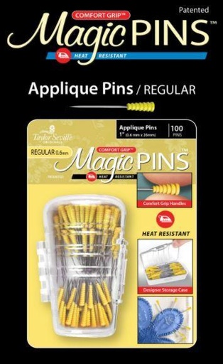 [mp-219539] Magic Pins Applique Pins 1 Inch, 100 Pins