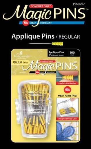 [mp-219539] Magic Pins Applique Pins Regular 1 Inch, 100 Pins