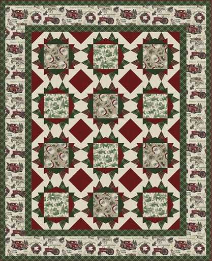 [nor-ptn2643] Vintage Holiday Pattern by The Whimsical Workshop