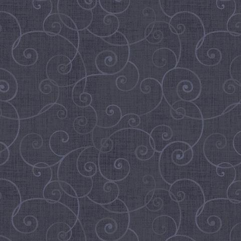 [HG-8945-75] Whimsey Basic Colony Blue Soothing Swirl By Color Principle Studio From Henry Glass