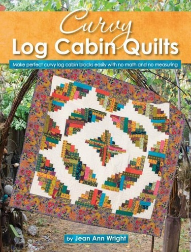 [CKR-L113305] Curvy Log Cabin Quilts By Jean Ann Wright