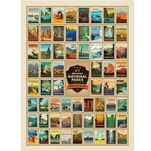 [rb-9770-PANEL] National Parks Wilderness Wonders Panel by Anderson Design Group for Riley Blake Designs