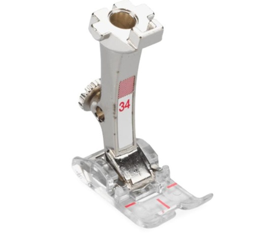 [BERN-34-N] Bernina #34 New Reverse Pattern Foot With Clear Sole 5.5 mm
