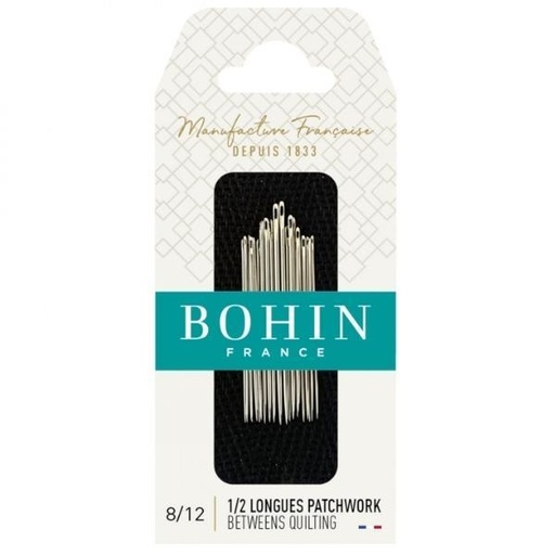[CKR-00369] Bohin Between/Quilting Needles, Assorted Sizes-8-12