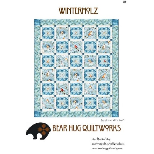 [CKR-BHQ-183] Winterholtz By Lisa Routh Alley For Bear Hug Quiltworks