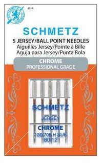 [SCHM-4014] Schmetz 5 Jersey Ball Point 80/12 Needles Chrome