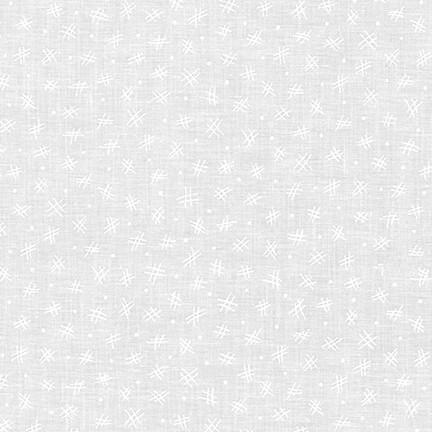 [KAF-19691-1] Mini Madness White On White Hashtag From Robert Kaufman Fabrics