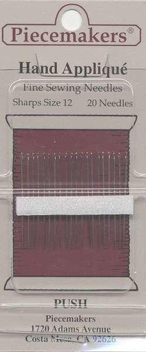 [CKR-12-S12] Needles Hand Applique Sharps Size 12