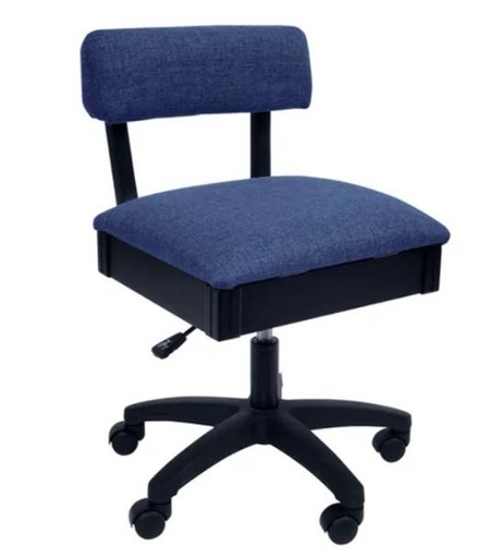 [ARW-NAVY] Arrow Dutchess Blue Hydraulic Chair