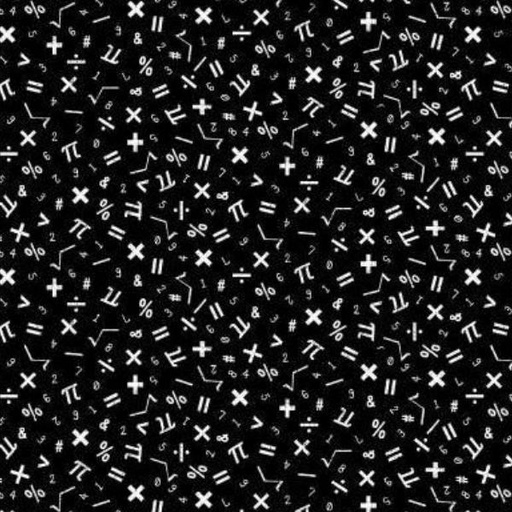 [WF-52041-1] It'S Elementary Symbols Black From Windham Fabrics