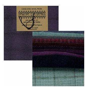 [MOD-PRI-6003] Primitive Gatherings Wool Charm Purples From Moda