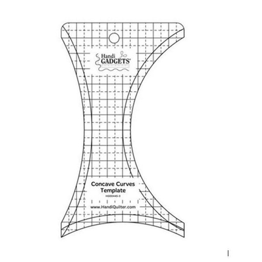 [HG-00445-3] Handi Quilter Concave Curves Template