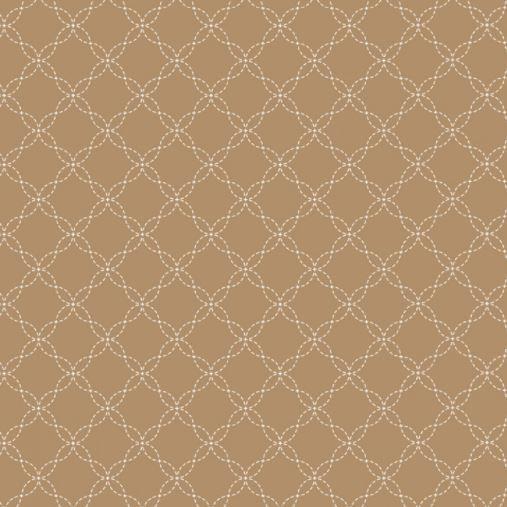 [MAY-8209-A] Kimberbell Basic Brown Lattice From Maywood Studio