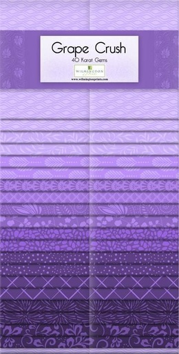 [WP-842-758-842] Grape Crush 40 Karat Gems from Wilmington Prints