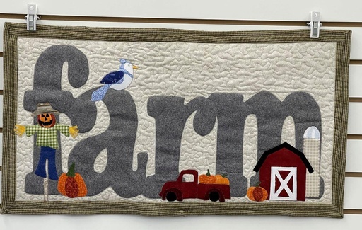 [PP-FallFarm] Fall On The Farm Wallhanging Featuring Pattern By Patch Abilities