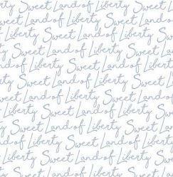 [MM-9710-W] Land That I Love Sweet Land White from Michael Miller Fabrics