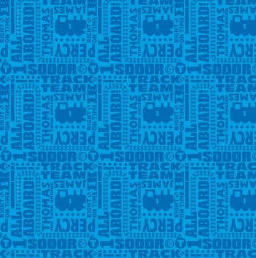 [RB-c11004blue] Thomas & Friends All Aboard Text Blue