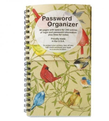 [CKR-B01] Password Organizer Birds from It Takes Two